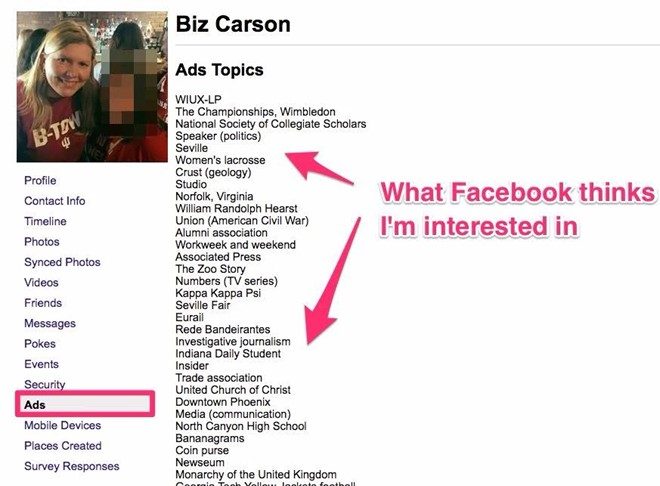 Có gì trong dữ liệu tải về từ Facebook?